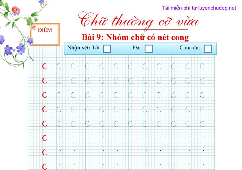 Hình chữ C hoa  Hình  mẫu chữ tập viết  Huỳnh Văn Tuyên  Website của  Huỳnh Văn Tuyên