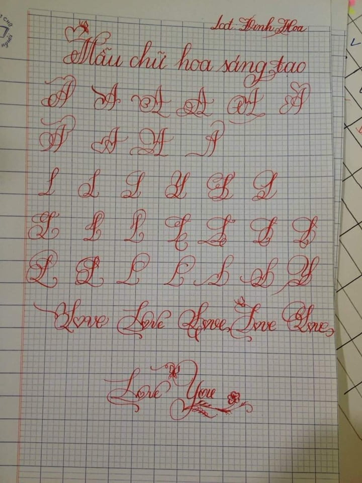 bảng chữ cái tiếng Việt cách điệu