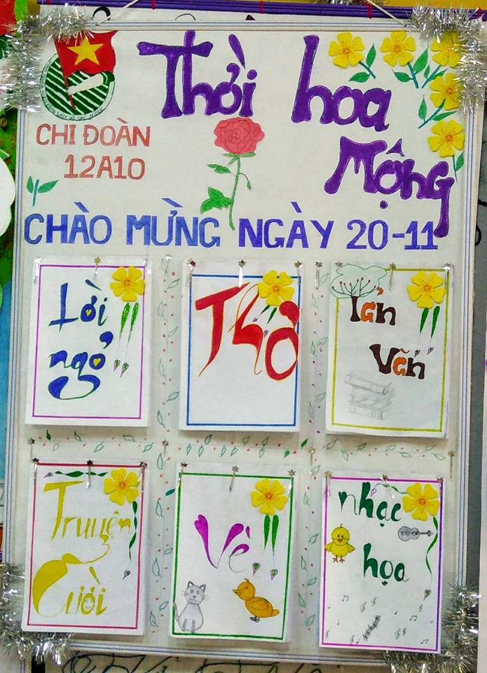 Thiết Kế Báo Tường Về Thầy Cô Đẹp, Sáng Tạo Ngày 20 - 11 - Luyện Chữ Đẹp