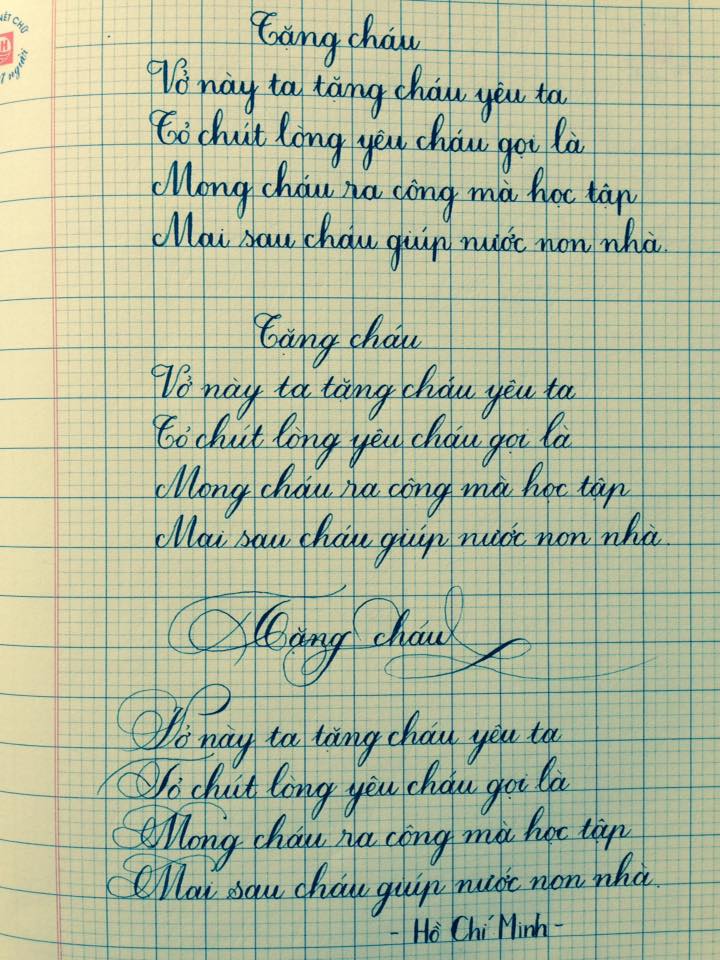 Cách viết chữ đẹp bằng bút bi với phương pháp Faux Calligraphy